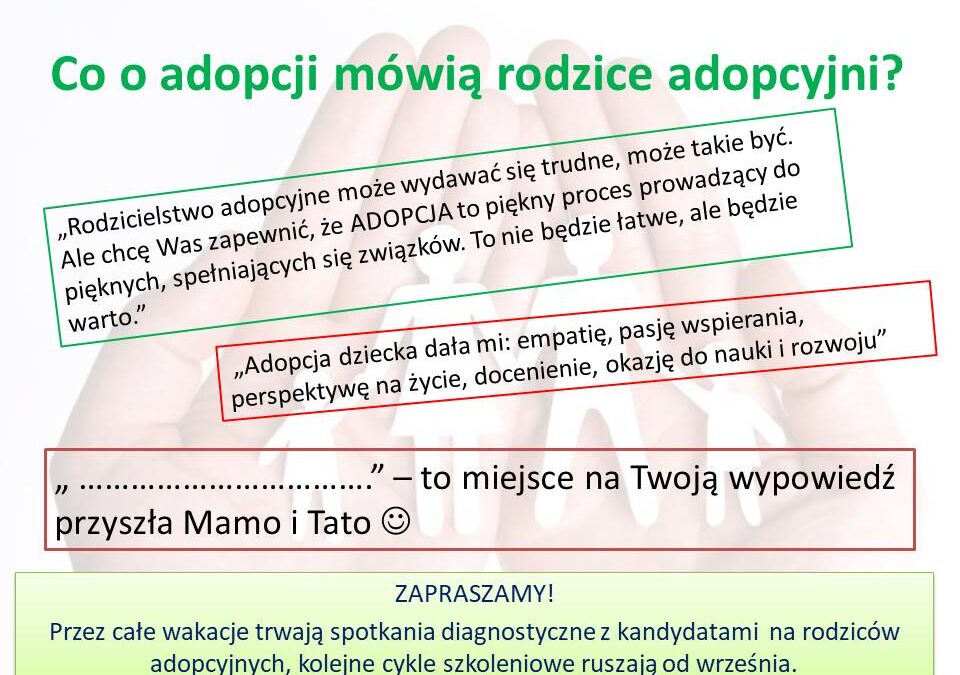 Co o adopcji mówią rodzice adopcyjni?
