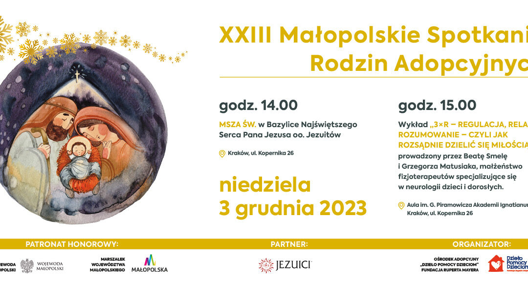 XXIII Małopolskie Spotkanie Rodzin Adopcyjnych