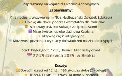 ogłoszenie – Weekend Rodzin Adopcyjnych